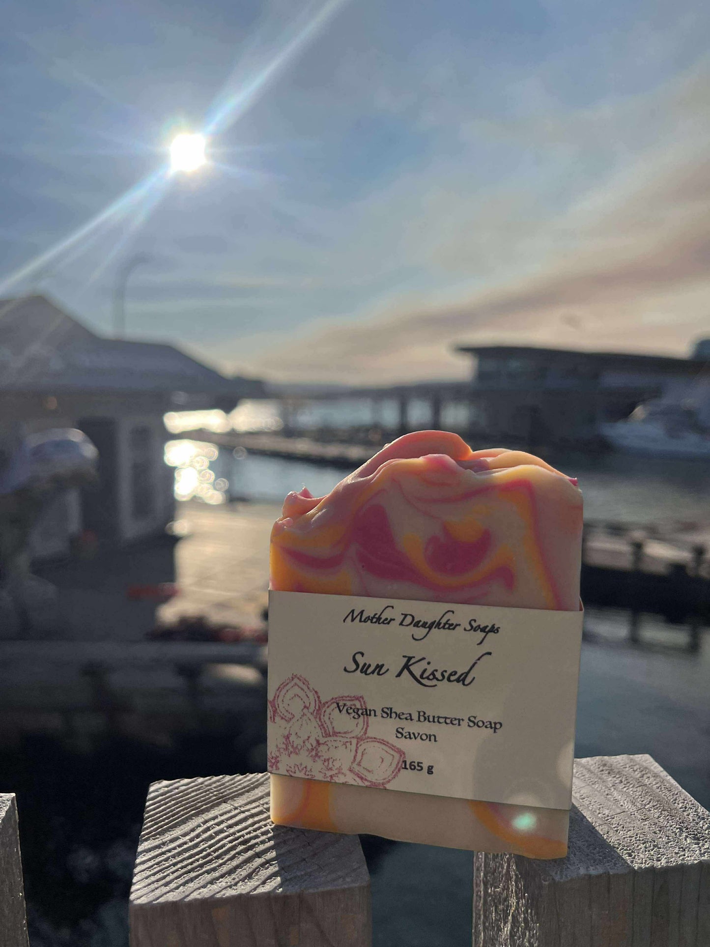 Sun Kissed Soap☀️🧡 Vegan/ Organic Shea Butter/ Biodegradable Eco-friendly Mica ✨Cruelty-Free🐇/ Fresh Citrus/ Cold Process Soap/ Handmade on Vancouver Island, Victoria, B.C. Canada🇨🇦
