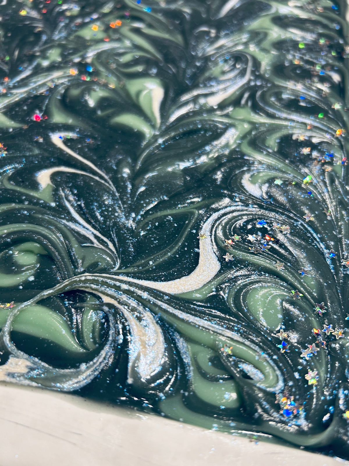 Moon Water Soap🌘💧Vegan/ Organic & Fair-Trade Shea Butter/ Natural Indigo Powder/ Blue Raspberry/ Artisanal Soap/ Handcrafted on Vancouver Island, Victoria B.C. Canada🇨🇦